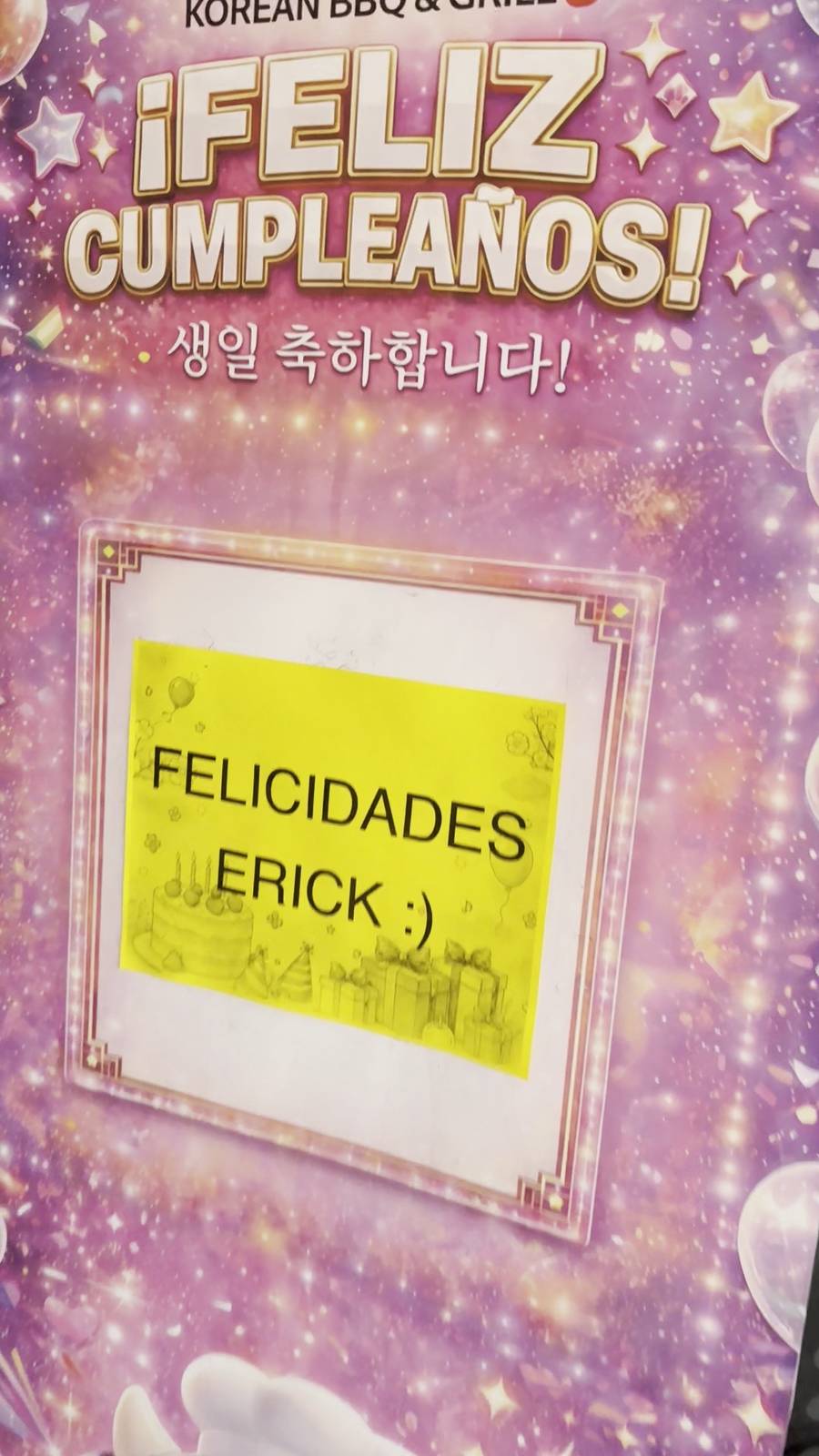 Banner personalizado de cumpleaños
