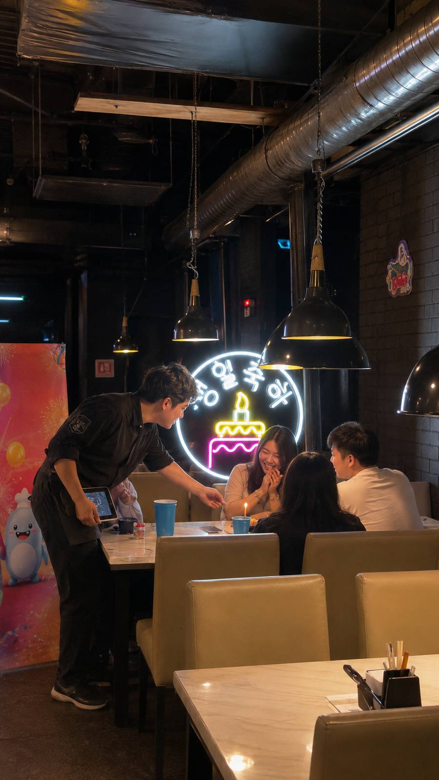 Celebración de cumpleaños en WON