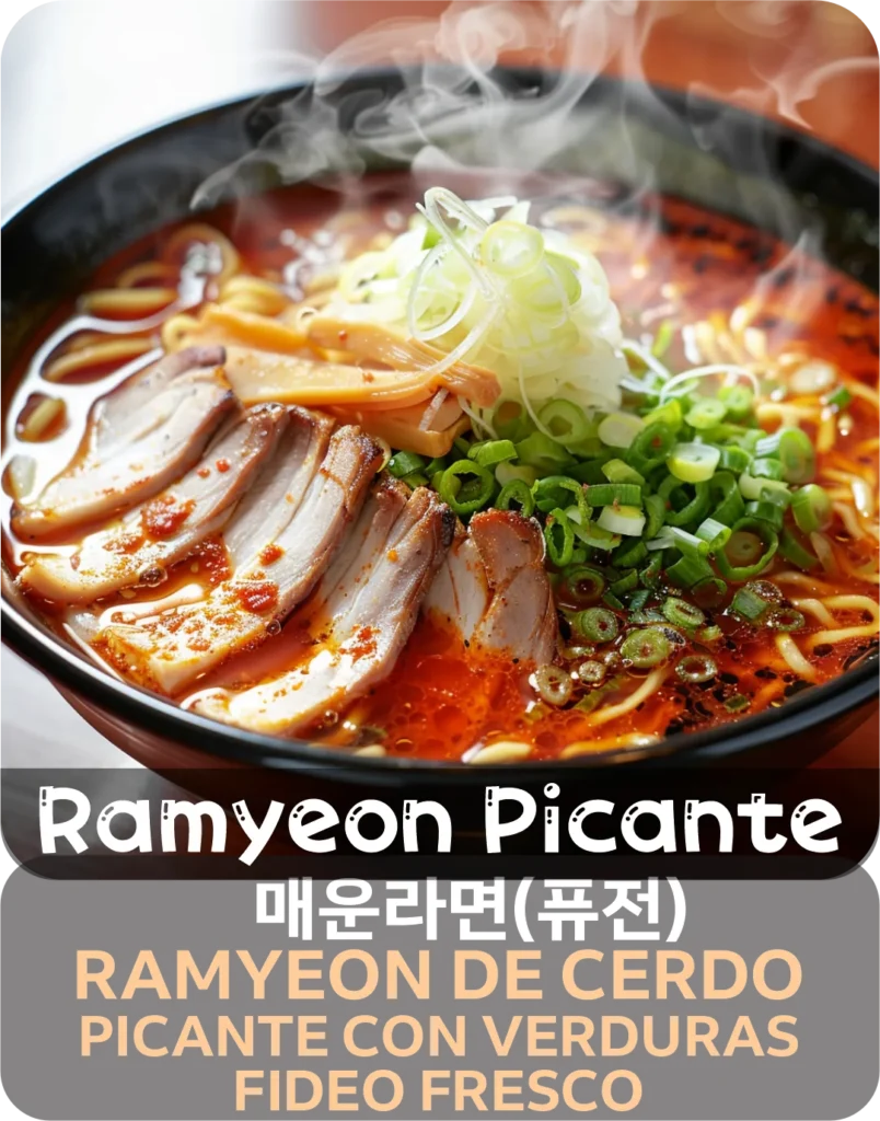 4 ramen picante